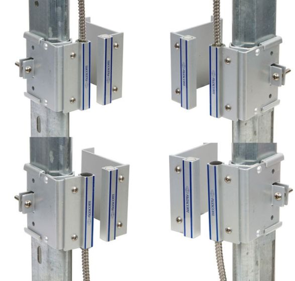 Nascom N505AUTM-STFB 2-1/4" Overhead Door Rail Mount Open Loop Magnet / Switch Set Featuring No Dead Spot Technology, Silver N505AUTM-STFB by Nascom