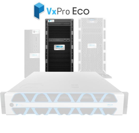 Pelco VXP-E-4-J-S-4 4 Channels Eco JBOD Network Video Recorder, 4TB, 3 Years Support VXP-E-4-J-S-4 by Pelco