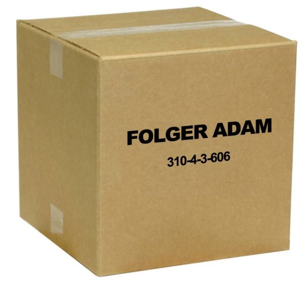 Folger Adam 310-4-3-606 Electric Strike Faceplate in Satin Brass Finish 310-4-3-606 by Folger Adam