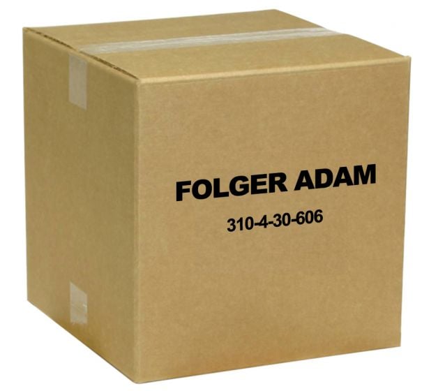 Folger Adam 310-4-30-606 Electric Strike Faceplate in Satin Brass Finish 310-4-30-606 by Folger Adam