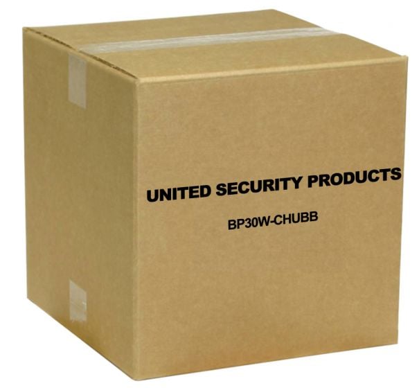 United Security Products BP30W-CHUBB Mini Stick-On Contact, Closed Circuit BP30W-CHUBB by United Security Products