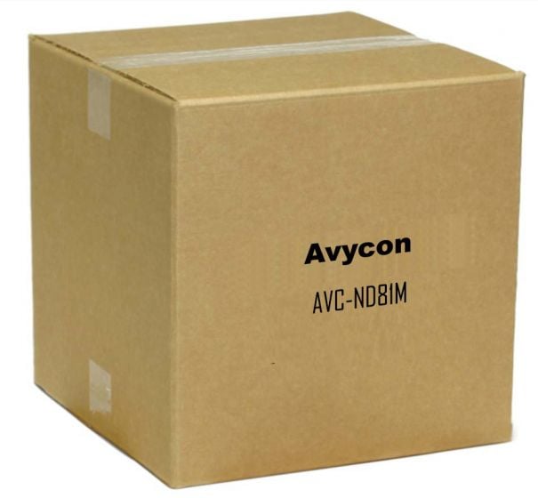Avycon AVC-ND81M 8 Megapixel Indoor IR Dome IP Camera, 2.7-13.5mm Lens, White AVC-ND81M by Avycon