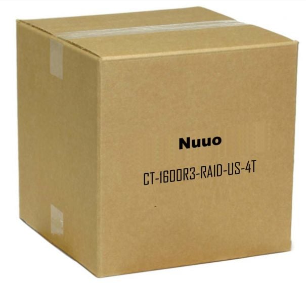 Nuuo CT-1600R3-RAID-US-4T Xeon CPU Crystal Titan Linux Standalone Network Video Recorder, 4TB CT-1600R3-RAID-US-4T by Nuuo