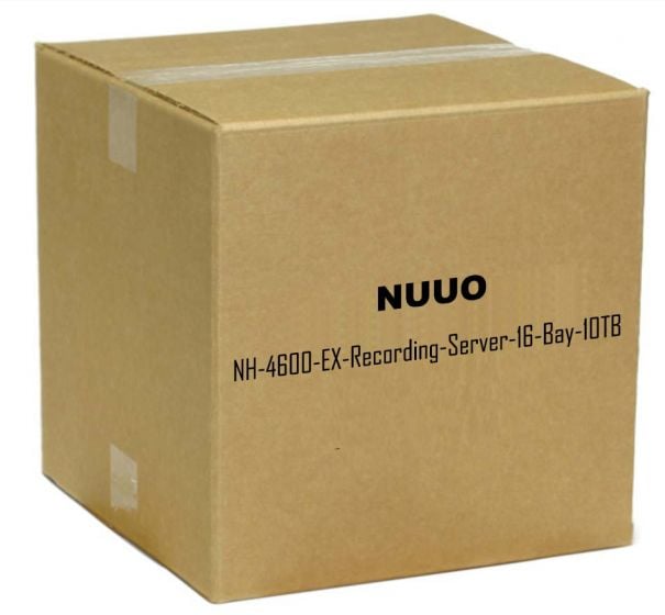 Nuuo NH-4600-EX-Recording-Server-16-Bay-10TB 4U 16-Bay Network Video Recorder, 10TB NH-4600-EX-Recording-Server-16-Bay-10TB by Nuuo