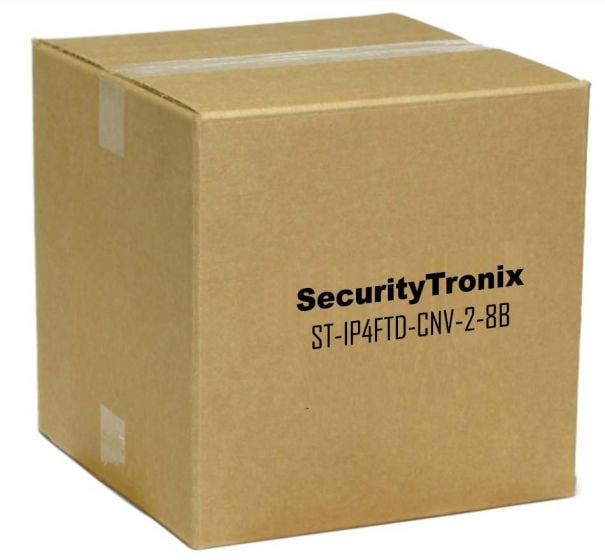 SecurityTronix ST-IP4FTD-CNV-2-8B 4 Megapixel Outdoor Dome Camera with 2.8mm Lens ST-IP4FTD-CNV-2-8B by SecurityTronix