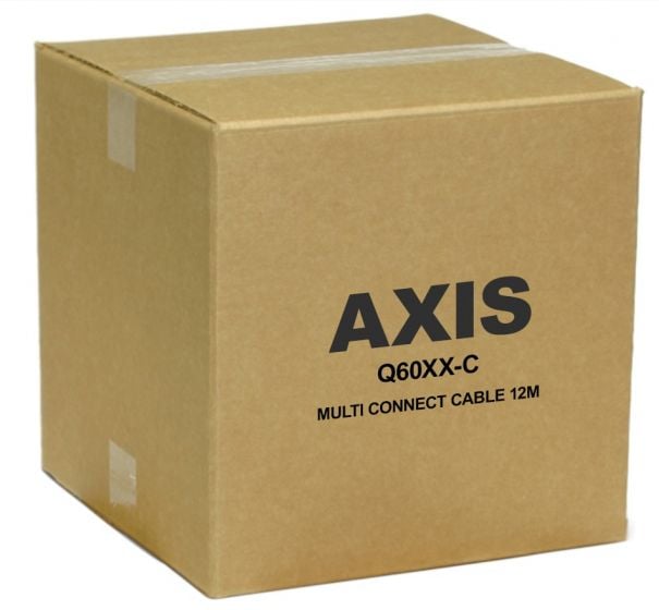 Axis 5504-651 IP66-Rated Multi-Connector Cable 39' for Q60-C/-S Camera 5504-651 by Axis