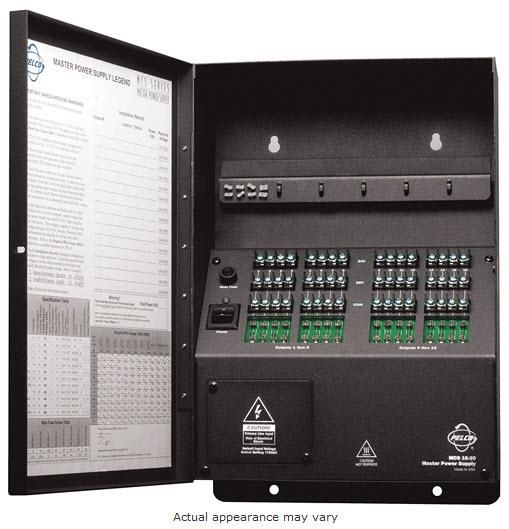 Pelco MCS4-2B Power Supply 2Amp 4 Outputs, Circuit Breaker MCS4-2B by Pelco