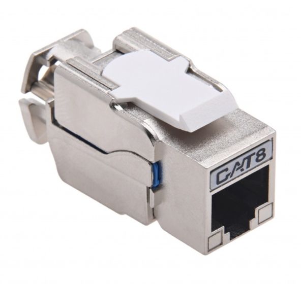 Platinum Tools 106275 Cat8 Shielded Toolless Keystone Jack 106275 by Platinum Tools