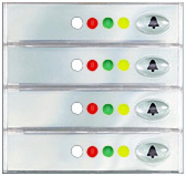 Alpha RSM404 4-Station LED Room Status Module RSM404 by Alpha