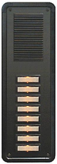 Alpha TTM8B 8 Buttons Speaker Panel with Flush Back Box Included, Brown TTM8B by Alpha