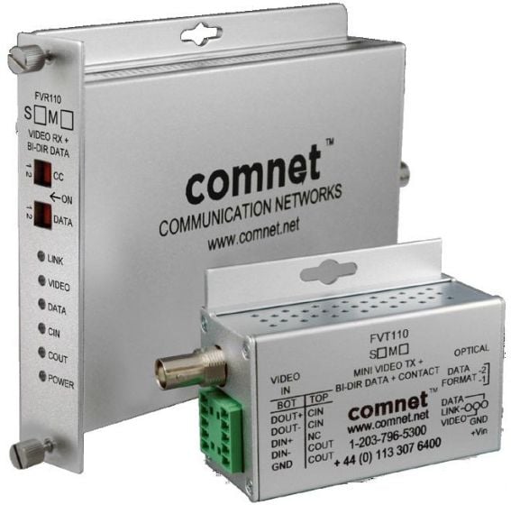 Comnet FVR110M1 Digitally Encoded Video Receiver/Data Transceiver, MM FVR110M1 by Comnet