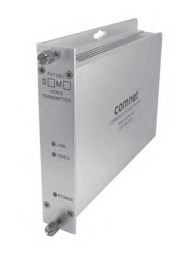 Comnet FVT1001S1 Digitally Encoded Video Transmitter, 10-Bit, sm, 1 Fiber FVT1001S1 by Comnet