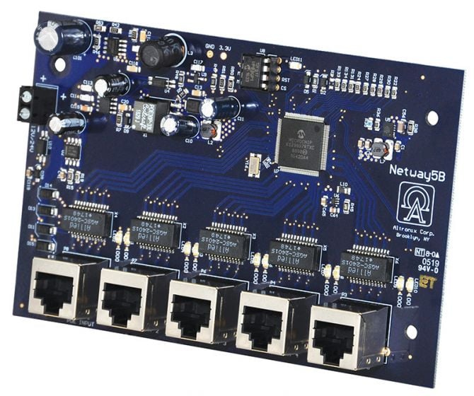 Altronix NETWAY5B 5-Port Hardened Switch Board NETWAY5B by Altronix