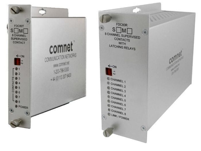 Comnet FDC80RS1 8-Channel Supervised Contact Closure Receiver FDC80RS1 by Comnet