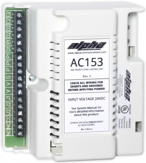 Alpha AC153 AlphaLinQ 100 Series 3rd Priority Tone Controller Unit AC153 by Alpha