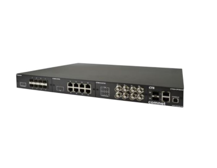 Comnet CTS8COAXPoE 8 Channel CopperLine Module with BNC Coaxial Cable Interface and PoE CTS8COAXPoE by Comnet
