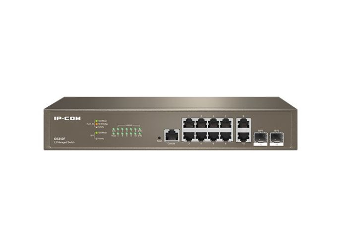 IP-COM G5312F L3 Cloud Managed Switch G5312F by IP-COM