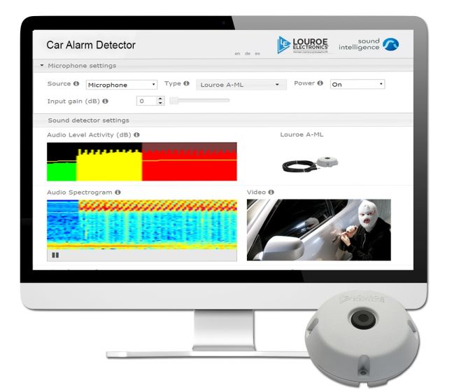 Louroe Electronics LE-820 Car Alarm Detector Software LE-820 by Louroe Electronics