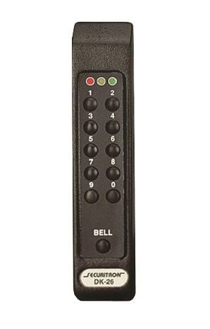 Securitron DK-26BK Digital Keypad System, Narrow Stile, Black Anodized DK-26BK by Securitron