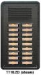 Alpha TT10-2B 10 Button Only Panel Flush, Brown TT10-2B by Alpha