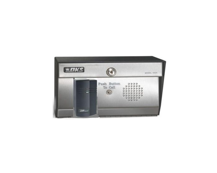 DoorKing 1504-125 ProxPlus Secure Wiegand Card Reader with Intercom 1504-125 by DoorKing