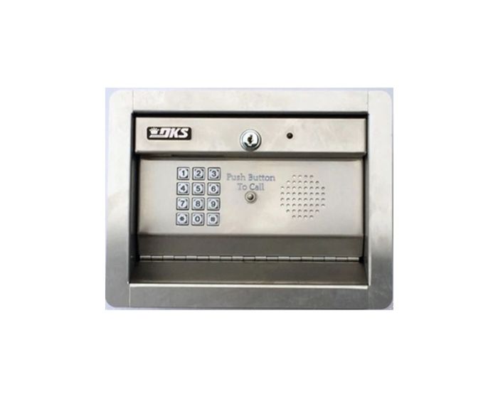 DoorKing 1504-091 Basic Digital Keypad, Flush Mount with Intercom 1504-091 by DoorKing