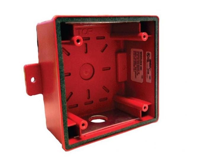Bosch Indoor/Outdoor Back Box, Red, IOB-R IOB-R by Bosch