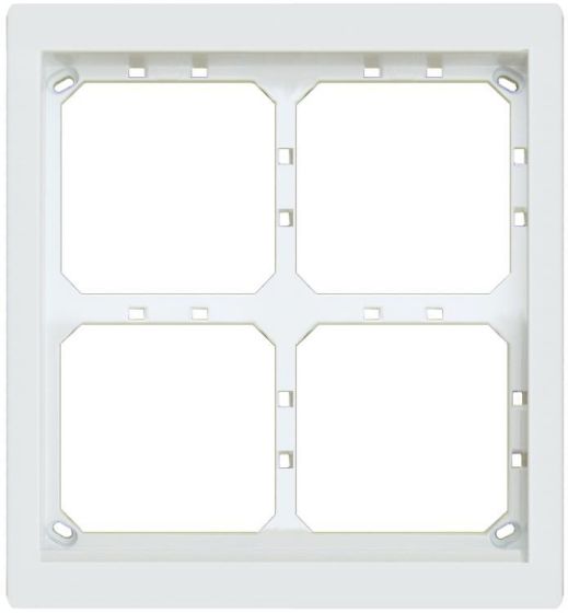 Alpha MT4-2W 2HX2W Module Panel Frame, White MT4-2W by Alpha