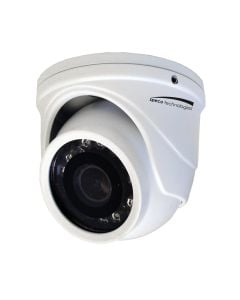Speco HT471TW 2560 X 1440 HD-TVI Outdoor IR Dome Camera, 2.9mm Lens, White