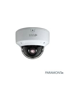 InVid PAR-C8DRIRA2812 8 Megapixel HD-TVI/AHD/CVI/CVBS/Analog Rugged IR Outdoor Dome Camera, 2.8-12mm Lens