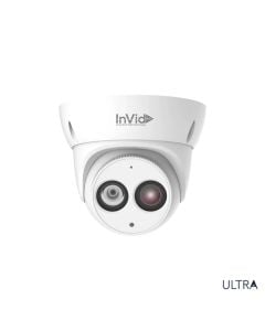 InVid ULT-P4TXIR28SP 4 Megapixel Day/Night Outdoor IR Turret Camera, 2.8mm Lens