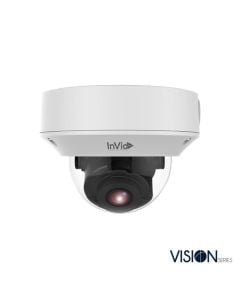 InVid VIS-P4DRXIRA2812LC 4 Megapixel Day/Night Outdoor IR Rugged Dome Camera, 2.8-12mm Lens