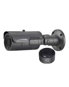 Speco O2iB68M 2 Megapixel Network Outdoor Bullet Camera, 2.7-12mm Lens, Dark Gray Housing