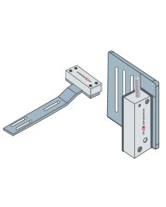 Magnasphere HSS-1450-L2S-000 Roll Up Door Bracket with HSS L2 Pre-Mounted, Right Side