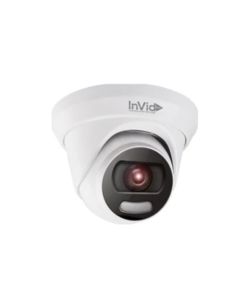 InVid ULT-ALLTXIR28WL 2 Megapixel Analog Outdoor Turret and 5’ White Light Motion Sensor with 2.8mm Lens