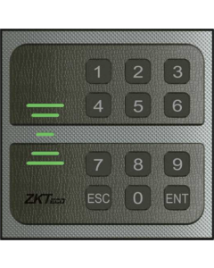 ZKAccess KR502-OSDP Read HID 125kHz Proximity ID Card Number, OSDP - Short Range, Single Gang, Keypad