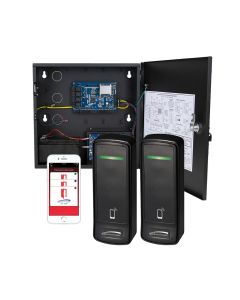 Speco ACKITM2DR 2 Door Access Control Kit with Bluetooth Mobile Reader & Credentials