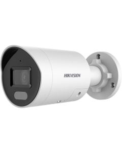 Hikvision DS-2CD2047G2-LU-4mm 4 Megapixel ColorVu Strobe Light and Audible Warning Fixed Mini Bullet Network Camera with 4mm Lens