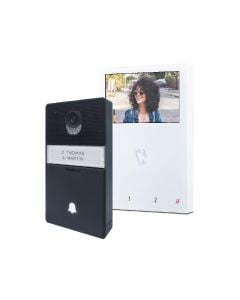 Comelit HFX-700B Bello Video Door Entry Monitor Kit with 4.3" Mini Hands-free Monitor