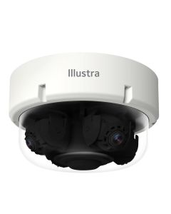 Exacq IPS20-M12-OTA4 20 Megapixel Network Outdoor Dome Camera with 2.7-13.5mm Lens