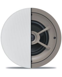 Linear PAS11626 C626, Ceiling Speaker with 6 1/2" Graphite Woofer and 1" Pivoting Silk-Dome Tweeter
