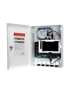 Speco N16WNRXM16TB 16 Channel Facial Recognition Wall Mount NVR with 16 Built-In PoE Ports and Monitor, 16TB