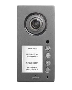 Urmet 1784-3 Video Vandal Resistant Entry Panel, Mikra Plus, with Colour Display Up to 4 Users, 2 Voice System