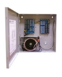 Altronix ALTV2416350CB 16 PTC Outputs CCTV Power Supply, 24VAC/28VAC @ 14A, 115VAC, BC300 Enclosure