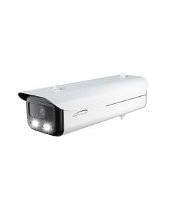 Speco O4BXLP1M 4 Megapixel H.265 IP License Plate Recognition Box Camera with White LED, Includes Wall Mount