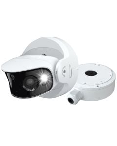 Speco O8LMST1 8 Megapixel 180˚ Multisensor IP Camera with White Light Intensifier with Junction Box
