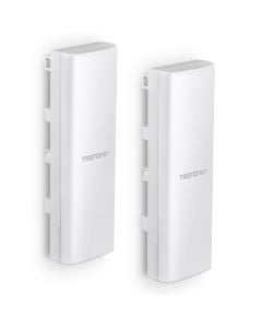 TRENDnet TEW-940APBO2K-CA 14 dBi WiFi 6 AX1200 Outdoor PoE Preconfigured Point-to-Point Bridge Kit