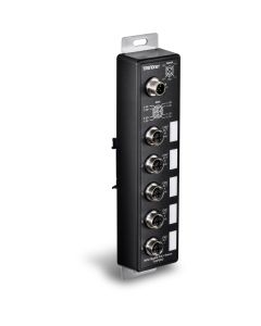 TRENDnet TI-XPG50 5-Port Industrial EN50155 M12 Gigabit PoE+ Railway Switch