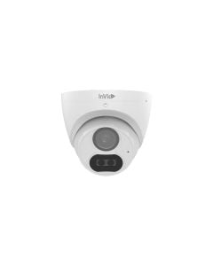 InVid VIS-C8TXIR28 8 Megapixel HD-TVI/AHD/CVI/Analog Outdoor IR Turret Camera with, 2.8mm Lens