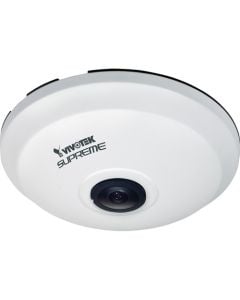 Vivotek FE8172 5 Megapixel 360 Degree Surround View Fisheye Fixed Dome Network Camera, 1.05mm Fisheye Lens